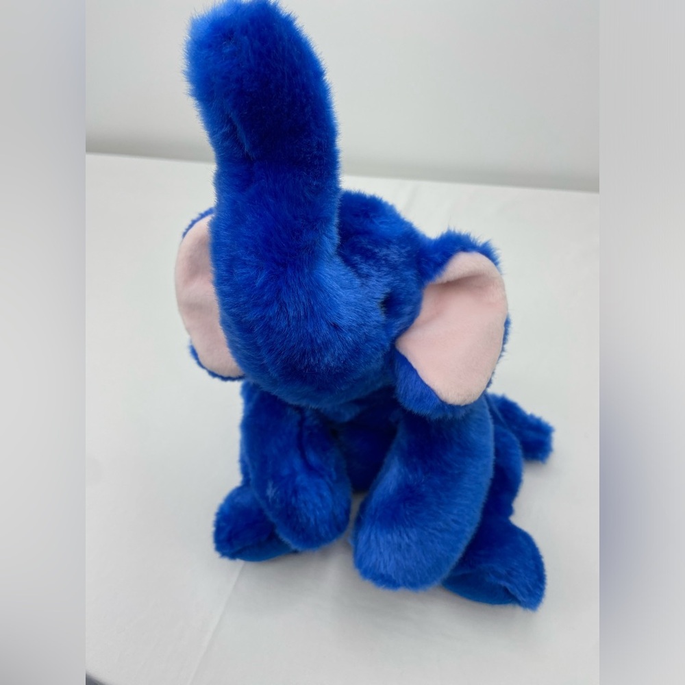 Ty Beanie Buddy Peanut the Elephant Royal Blue Plush 17" Retired 1998
